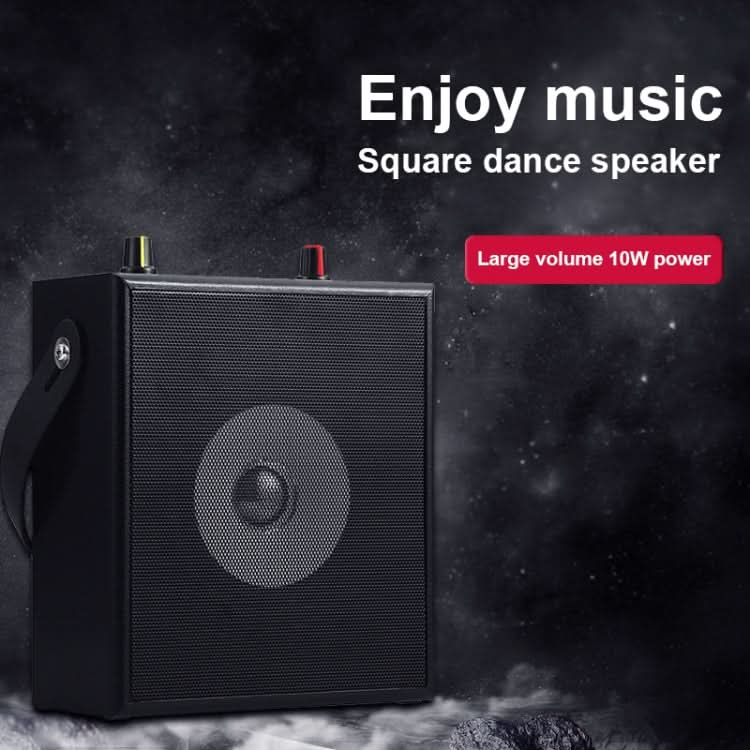 K10 10W Bluetooth 5.0 Portable Handheld Square Dance Bluetooth Speaker