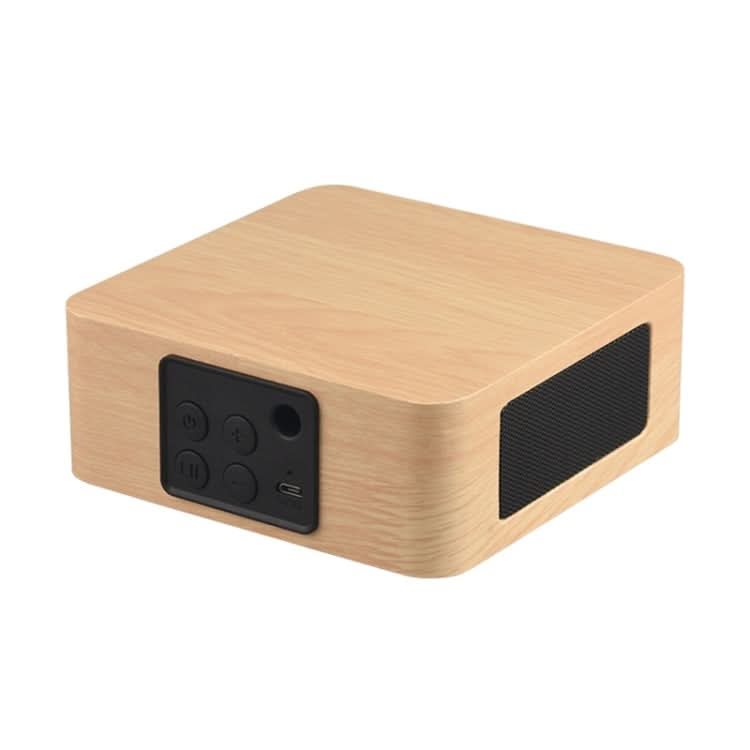 Q1A Bluetooth 4.2 Mini Wooden Double Horns Bluetooth Speaker