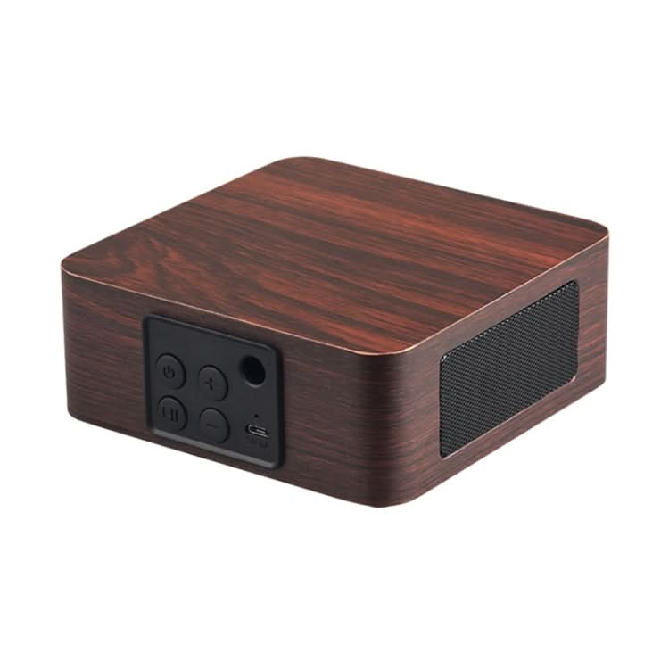 Q1A Bluetooth 4.2 Mini Wooden Double Horns Bluetooth Speaker