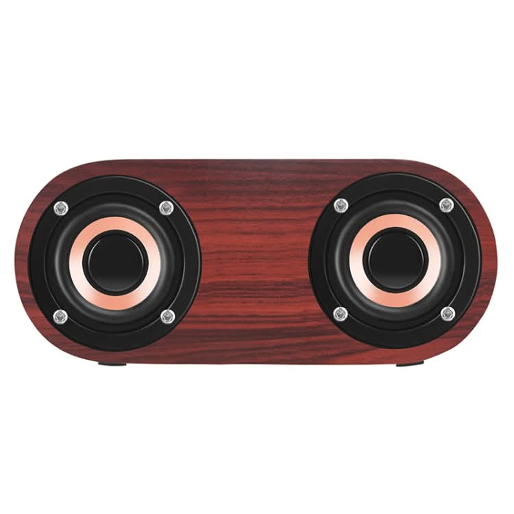 Q8 Bluetooth 4.2 Classic Wooden Double Horns Bluetooth Speaker