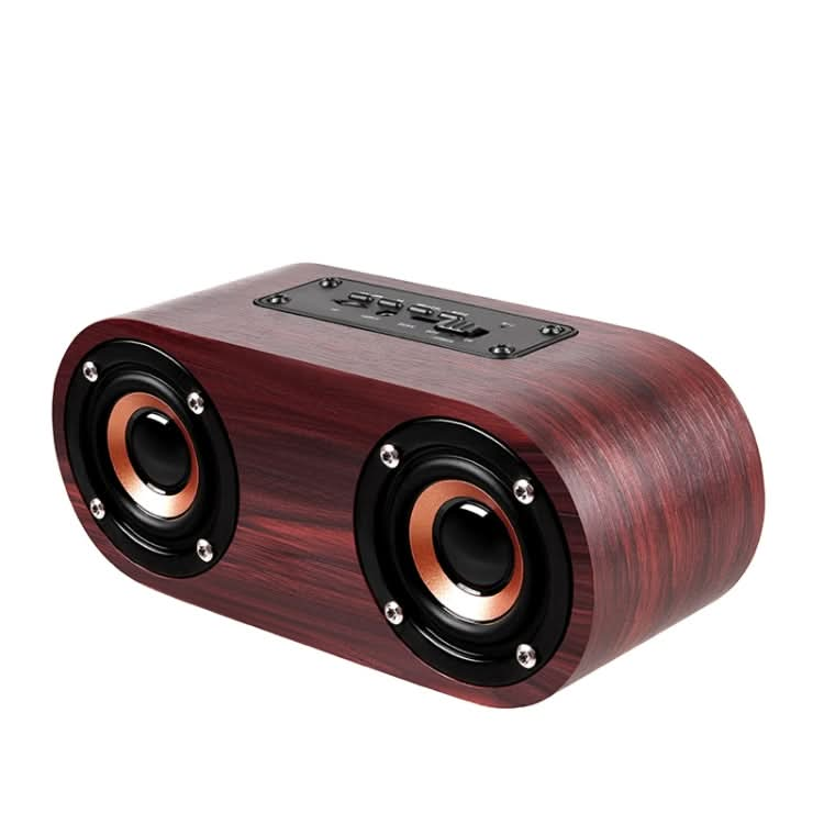 Q8 Bluetooth 4.2 Classic Wooden Double Horns Bluetooth Speaker