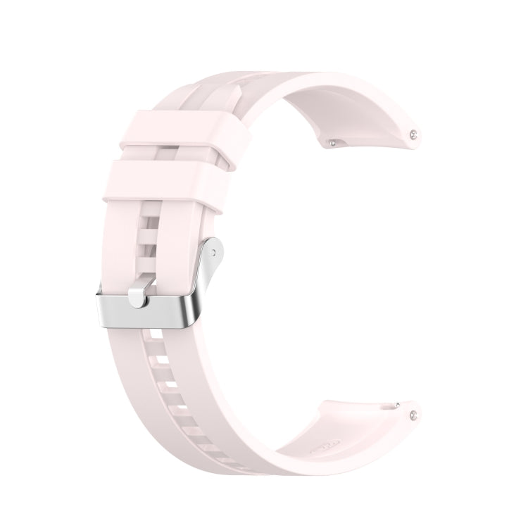 Silicone Replacement Strap Watchband with Silver Steel Buckle