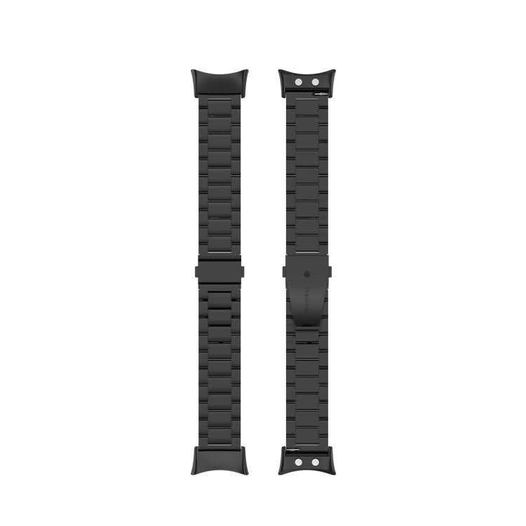 For Garmin Forerunner 45 / 45S / Swim 2 Universal Three Beads Stainless Steel Replacement Wrist Strap Watchband