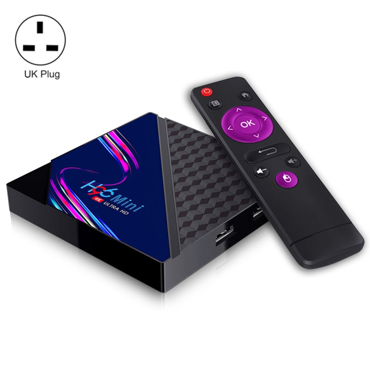 H96 Mini V8 4K Smart TV Box with Remote Control, Android 10.0, RK3228A Quad-core Cortex-A7, 1GB+8GB, Built-in TikTok, Support DLNA / HDMI / USBx2 / 2.4G WIFI Reluova