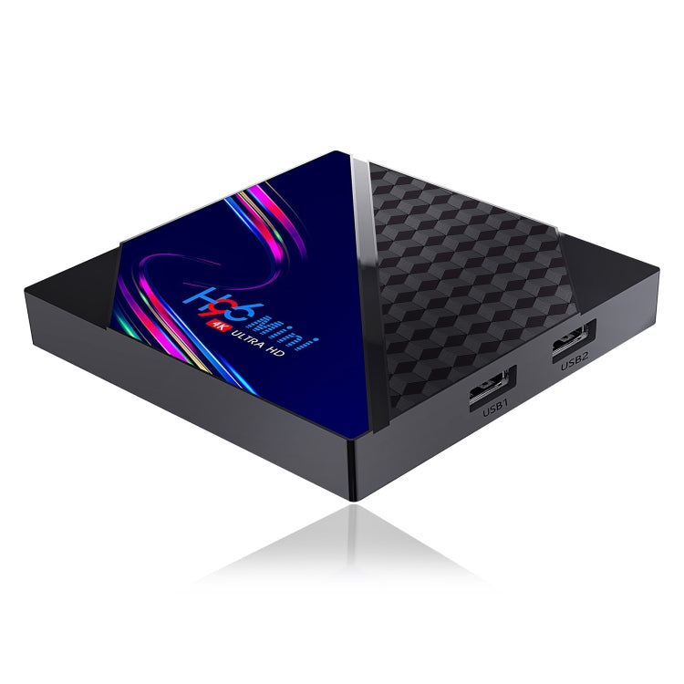 H96 Mini V8 4K Smart TV Box with Remote Control, Android 10.0, RK3228A Quad-core Cortex-A7, 1GB+8GB, Built-in TikTok, Support DLNA / HDMI / USBx2 / 2.4G WIFI Reluova