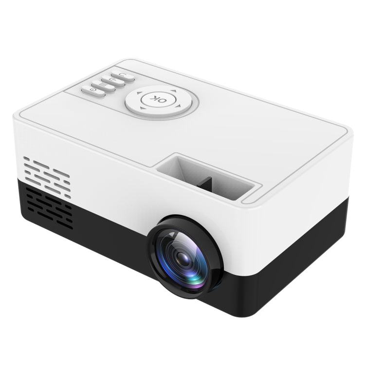 J15 1920 x 1080P HD Household Mini LED Projector with Tripod Mount Support AV / HDMI x 1 / USB x1 / TF x 1