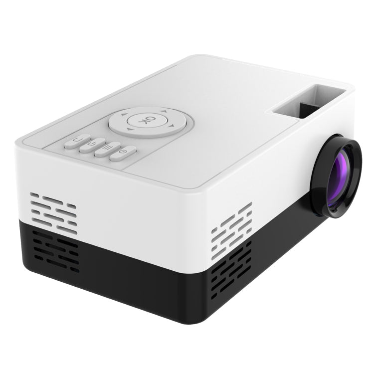 J15 1920 x 1080P HD Household Mini LED Projector with Tripod Mount Support AV / HDMI x 1 / USB x1 / TF x 1 Reluova