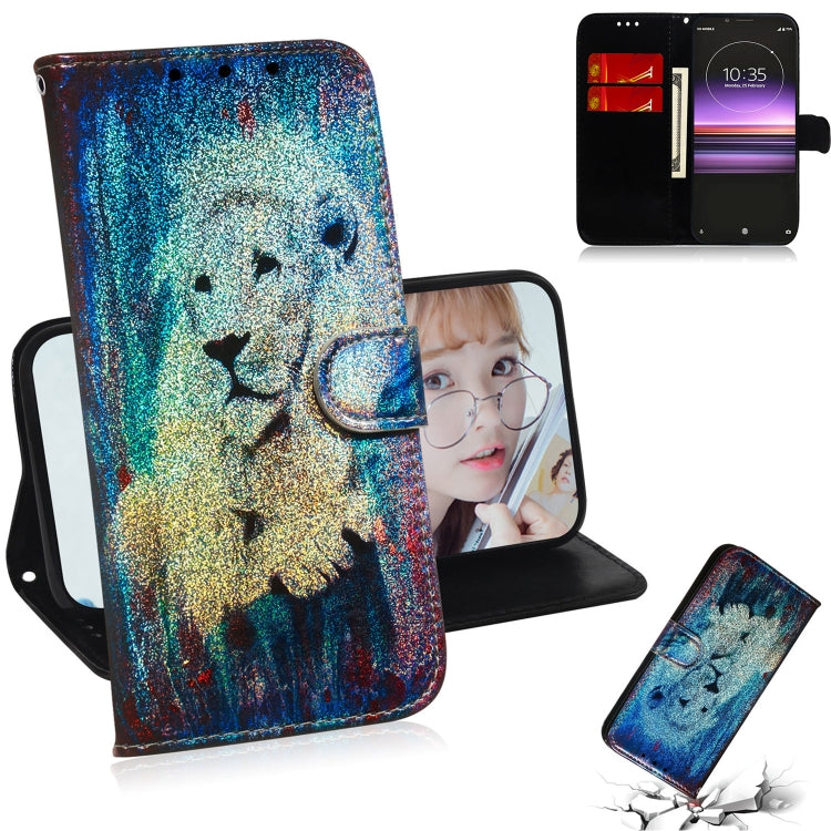 Colored Drawing Pattern Colorful Magnetic Buckle Horizontal Flip PU Leather Case with Holder & Card Slots & Wallet & Lanyard