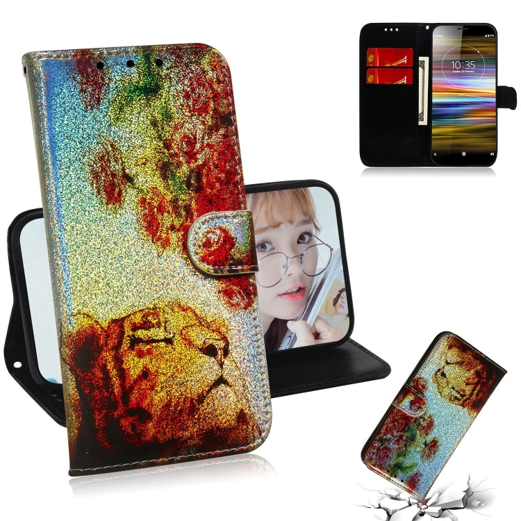 Colored Drawing Pattern Colorful Magnetic Buckle Horizontal Flip PU Leather Case with Holder & Card Slots & Wallet & Lanyard