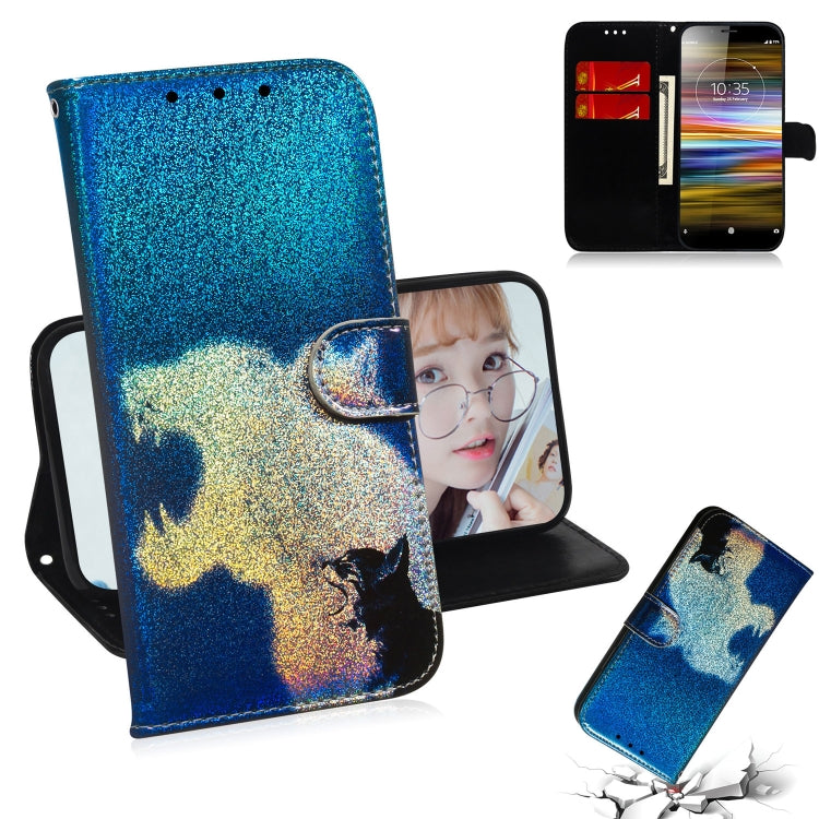 Colored Drawing Pattern Colorful Magnetic Buckle Horizontal Flip PU Leather Case with Holder & Card Slots & Wallet & Lanyard