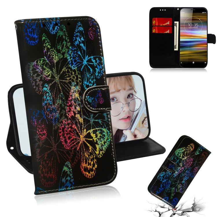 Colored Drawing Pattern Colorful Magnetic Buckle Horizontal Flip PU Leather Case with Holder & Card Slots & Wallet & Lanyard My Store