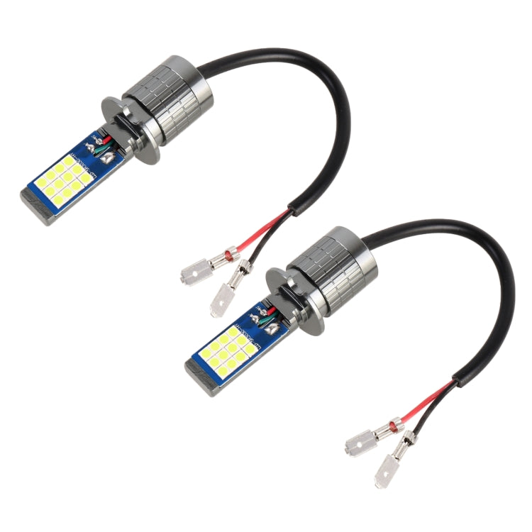 2 PCS DC12-24V / 10.5W Car Fog Lights with 24LEDs SMD-3030 & Constant Current, Box Packaging