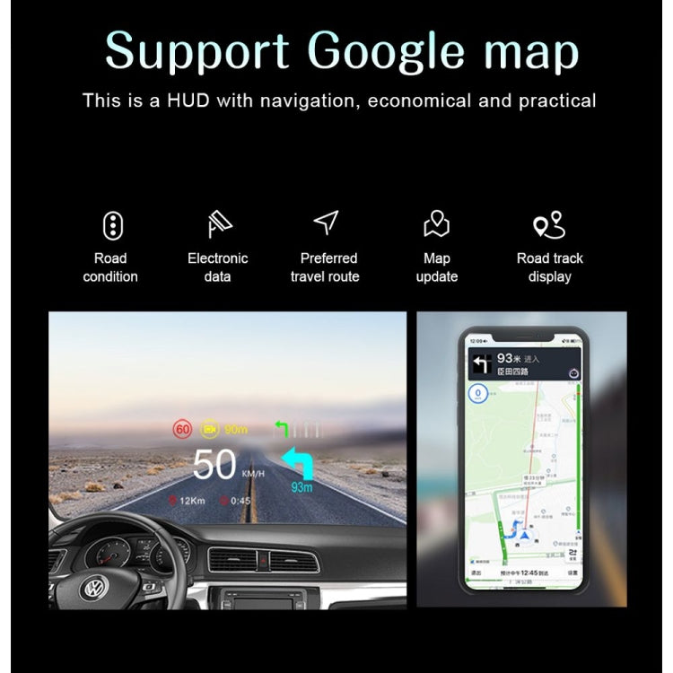 C1 OBD2 + GPS Mode Car HUD Head-up Display Compass / Speed / Water Temperature / Voltage Display / Speed / Fault Alarm / Navigation Function ÎҵÄÉ̵ê