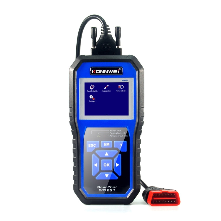 KONNWEI KW450 Car 2.8 inch TFT Color Screen Battery Tester Support 2 Languages / System  XP WIN7 WIN8 WIN10