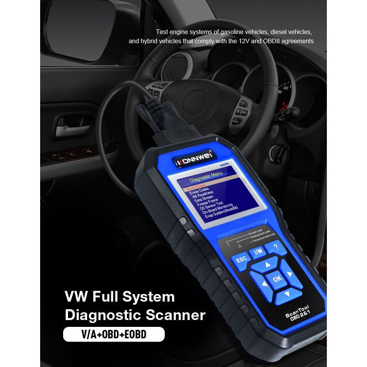 KONNWEI KW450 Car 2.8 inch TFT Color Screen Battery Tester Support 2 Languages / System  XP WIN7 WIN8 WIN10