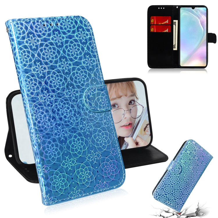 Solid Color Colorful Magnetic Buckle Horizontal Flip PU Leather Case with Holder & Card Slots & Wallet & Lanyard, Series 2