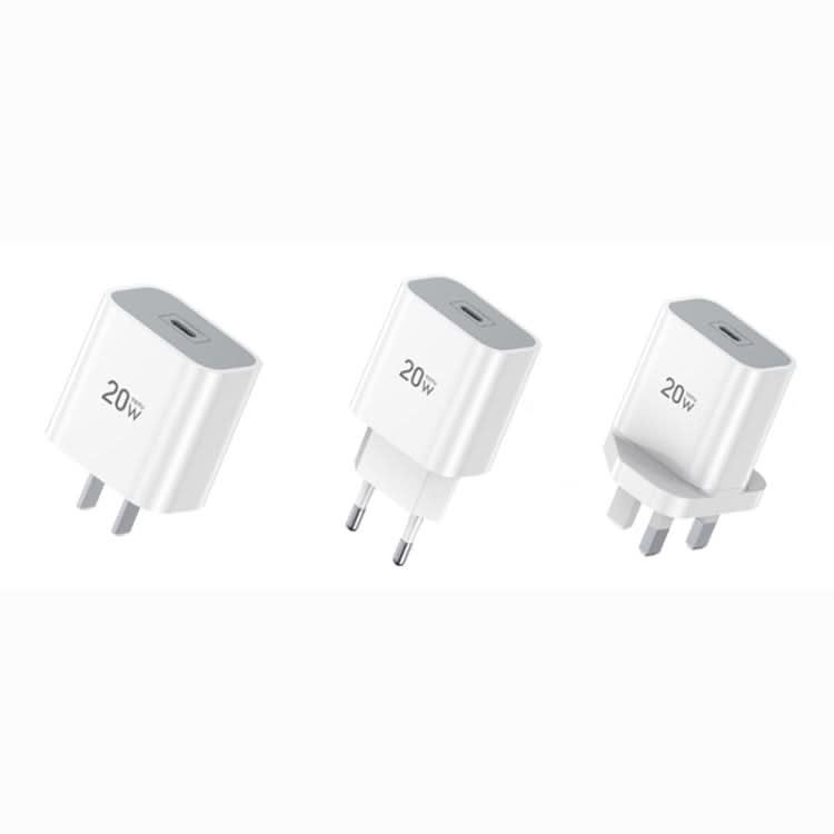 TOTUDESIGN Glory Series 20W Type-C / USB-C Fast Charging Travel Charger Power Adapter,