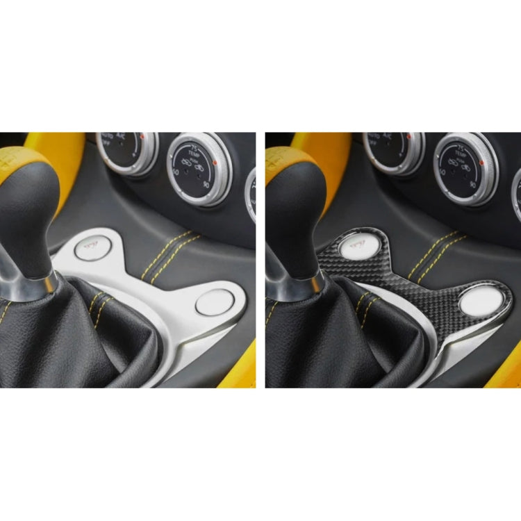 Car Carbon Fiber Half Gear Position Console Panel Decorative Sticker for Nissan 370Z Z34 2009-, Left and Right Drive Universal ÎҵÄÉ̵ê