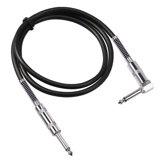 TC048SL 6.35mm Plug Straight to Elbow Electric Guitar Audio Cable Reluova