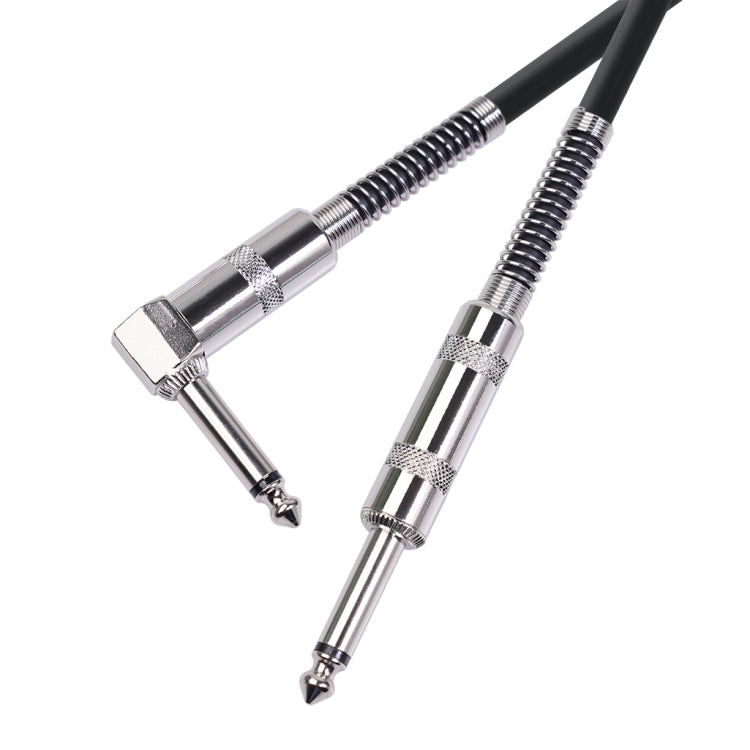 TC048SL 6.35mm Plug Straight to Elbow Electric Guitar Audio Cable Reluova