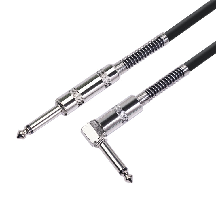 TC048SL 6.35mm Plug Straight to Elbow Electric Guitar Audio Cable Reluova