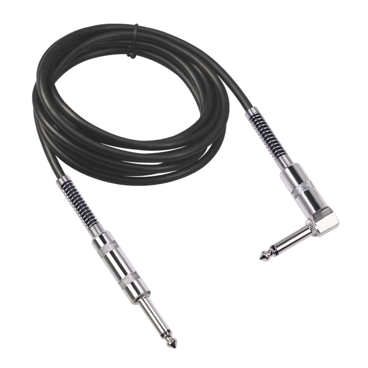 TC048SL 6.35mm Plug Straight to Elbow Electric Guitar Audio Cable Reluova