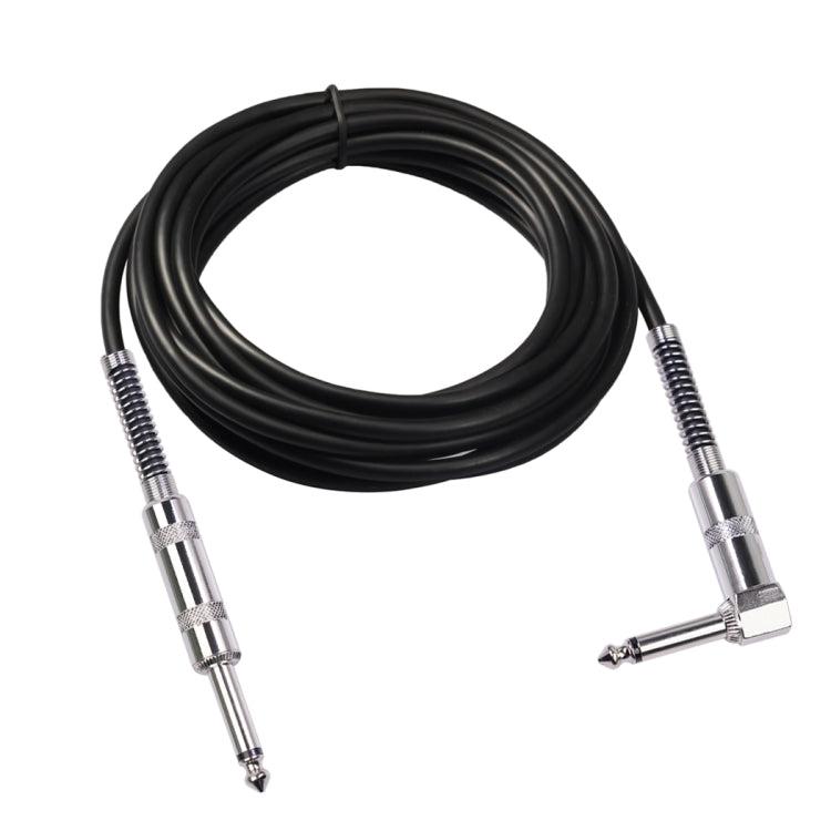 TC048SL 6.35mm Plug Straight to Elbow Electric Guitar Audio Cable Reluova