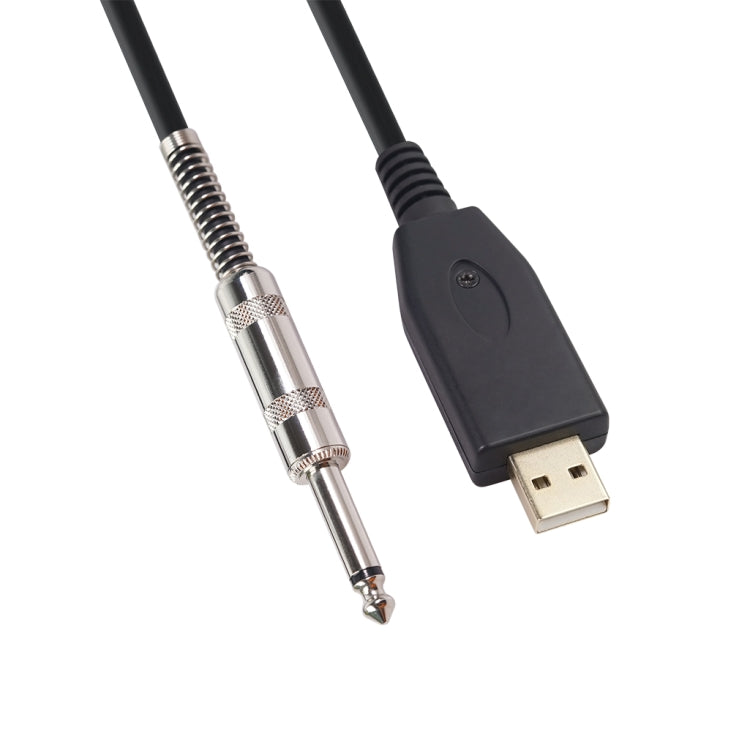 US48S USB to 6.35mm Electric Guitar Recording Cable