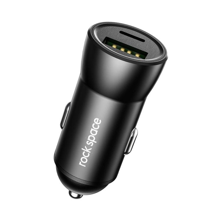 ROCK Space H12 PD 20W Type-C / USB-C + USB Fast Charging Car Charger