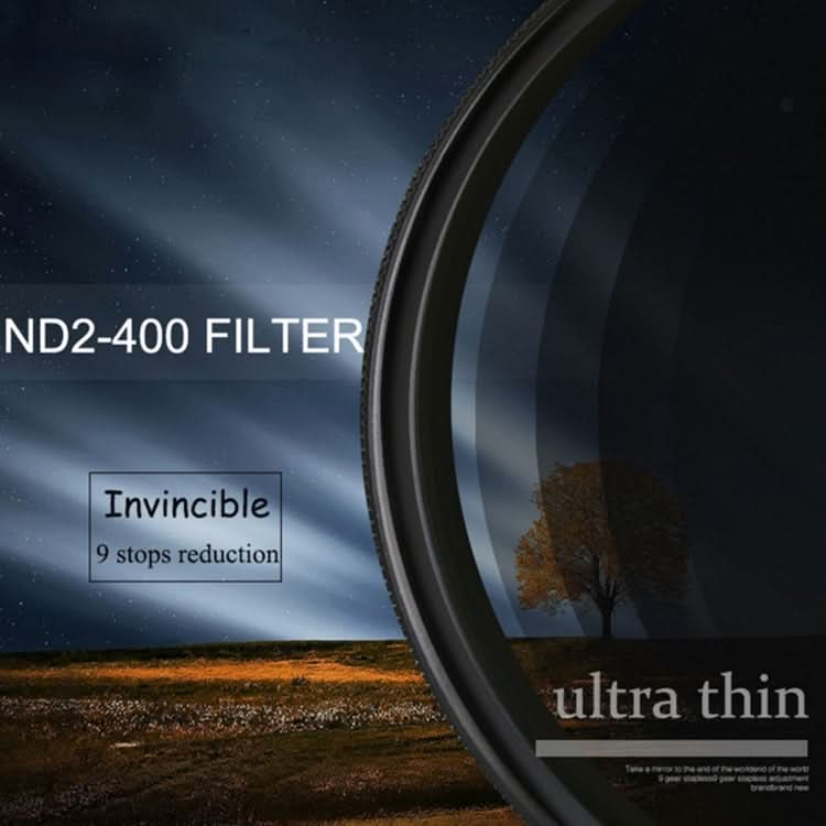 ND Fader Neutral Density Adjustable Variable Filter, ND2 to ND400 Filter My Store