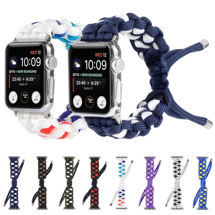 Braided Umbrella Cord Watch Strap