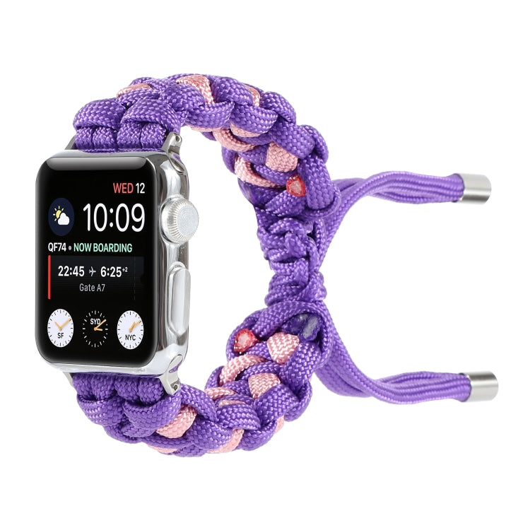 Braided Umbrella Cord Watch Strap