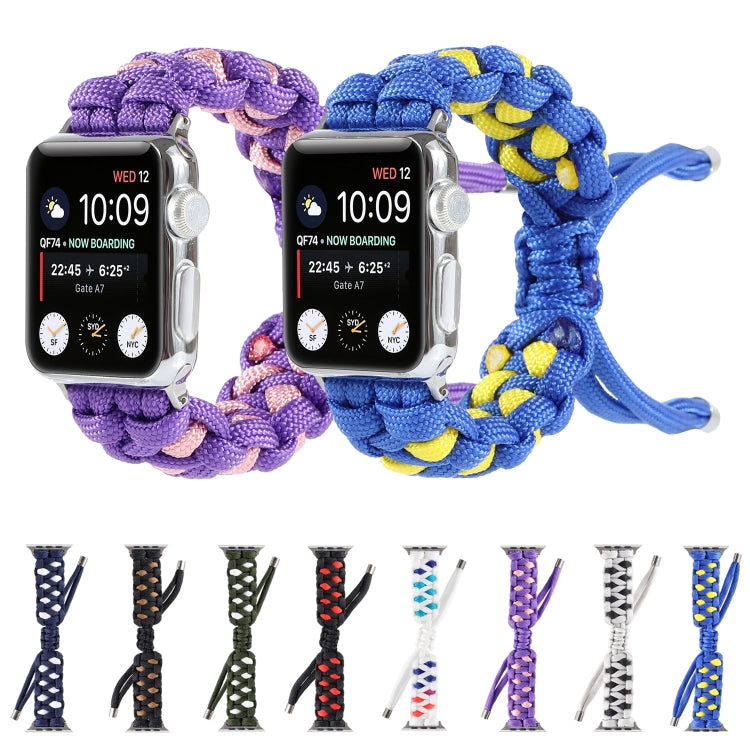 Braided Umbrella Cord Watch Strap