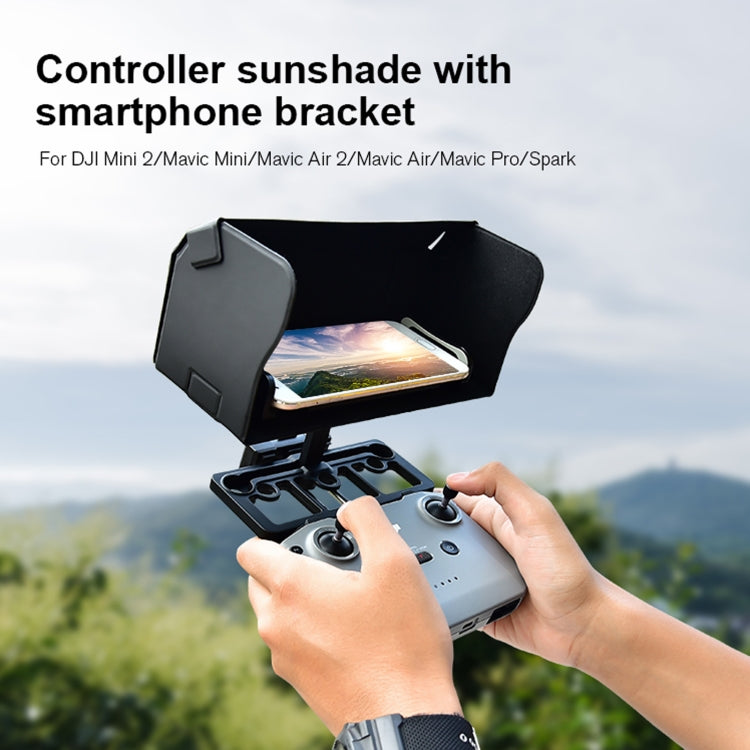 STARTRC 1108860 Foldable Controller Magnetic Sunshade with Smartphone Bracket Set for DJI Mavic Mini / Mini 2 / Air / Air 2 My Store