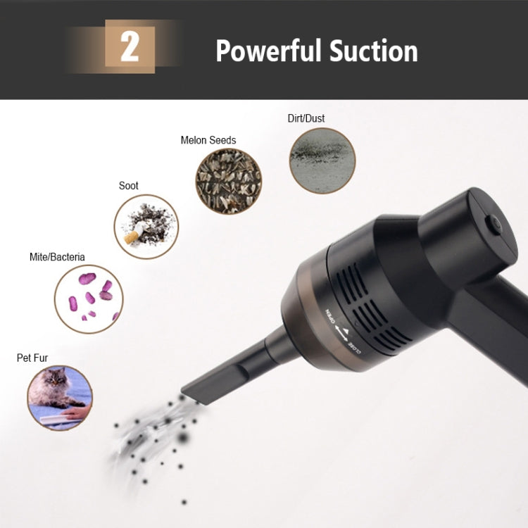 HK-6019D Portable Household Car Handheld Mini USB Vacuum Cleaner Dust Collector Cleaning Tools My Store