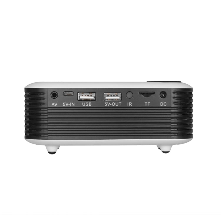 TRANSJEE A2000 320x240P 1000 ANSI Lumens Mini Home Theater HD Digital Projector, Plug Type: US Plug Reluova