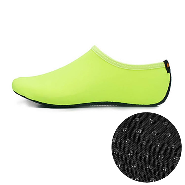 Non-slip Plastic Grain Texture Thick Cloth Sole Solid Color Diving Shoes and Socks, One Pair, Series 1 Reluova