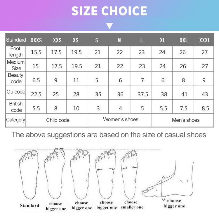 Non-slip Plastic Grain Texture Thick Cloth Sole Printing Diving Shoes and Socks, One Pair, Series 2