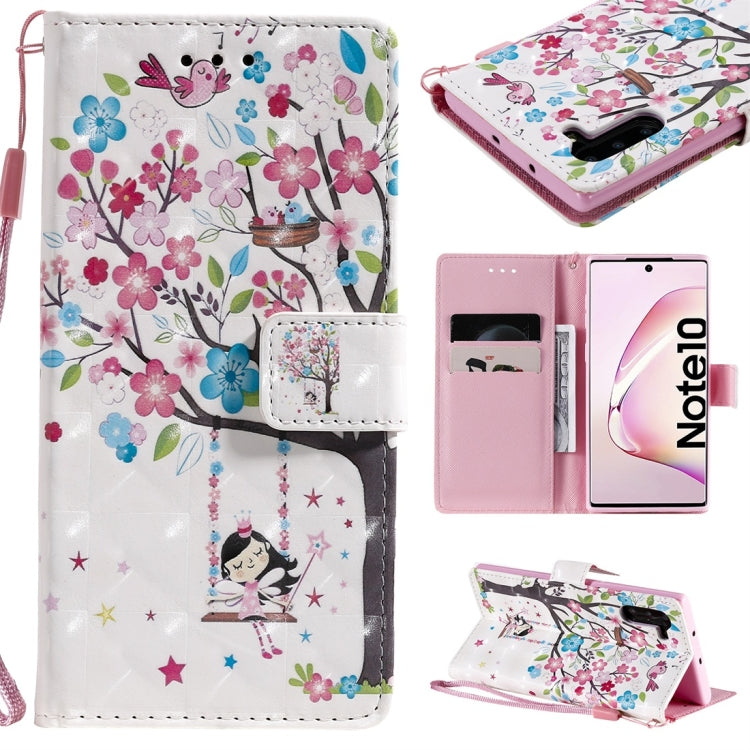 3D Painted Pattern Horizontal Flip Leather Case, with Wallet & Holder & Card Slots & Lanyard-Reluova