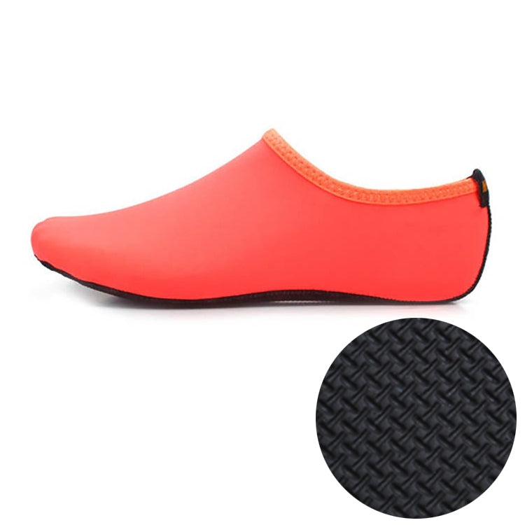 3mm Non-slip Rubber Embossing Texture Sole Solid Color Diving Shoes and Socks, One Pair, Series 1 Reluova