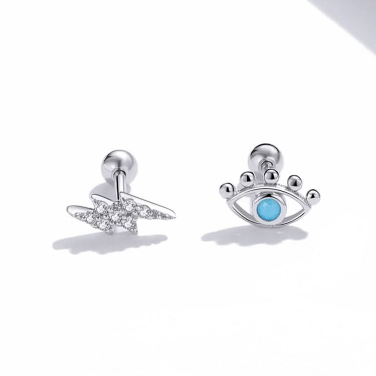 S925 Sterling Silver Eye Of Lightning Women Earrings Reluova