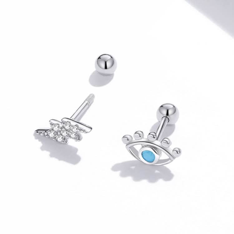 S925 Sterling Silver Eye Of Lightning Women Earrings Reluova