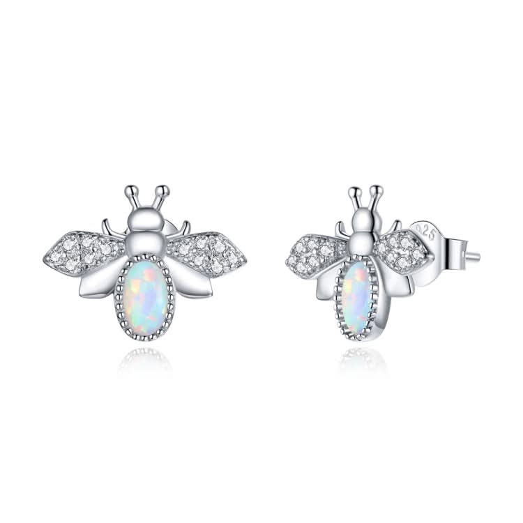 S925 Sterling Silver Little Bee Women Earrings Reluova