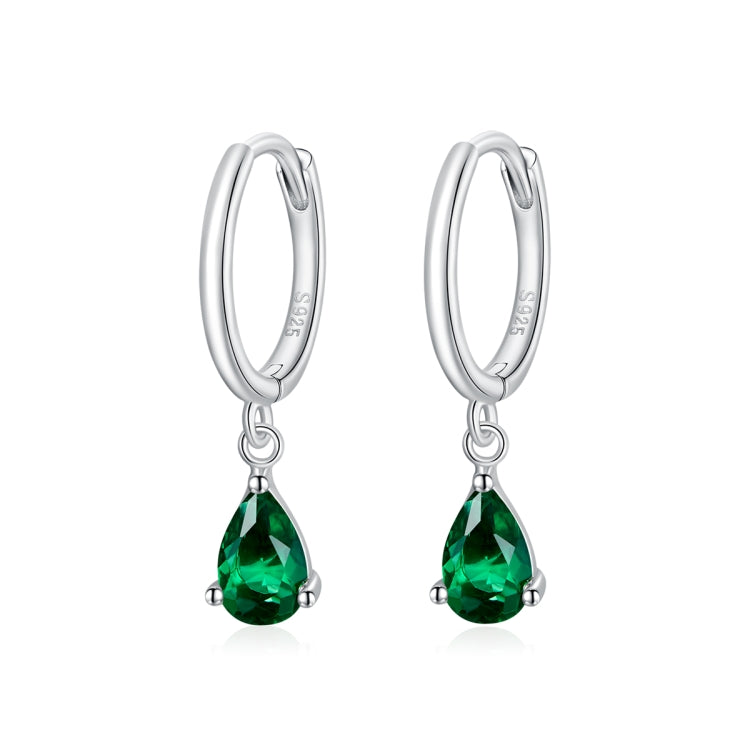 S925 Sterling Silver Water Drop Zircon Women Earrings My Store