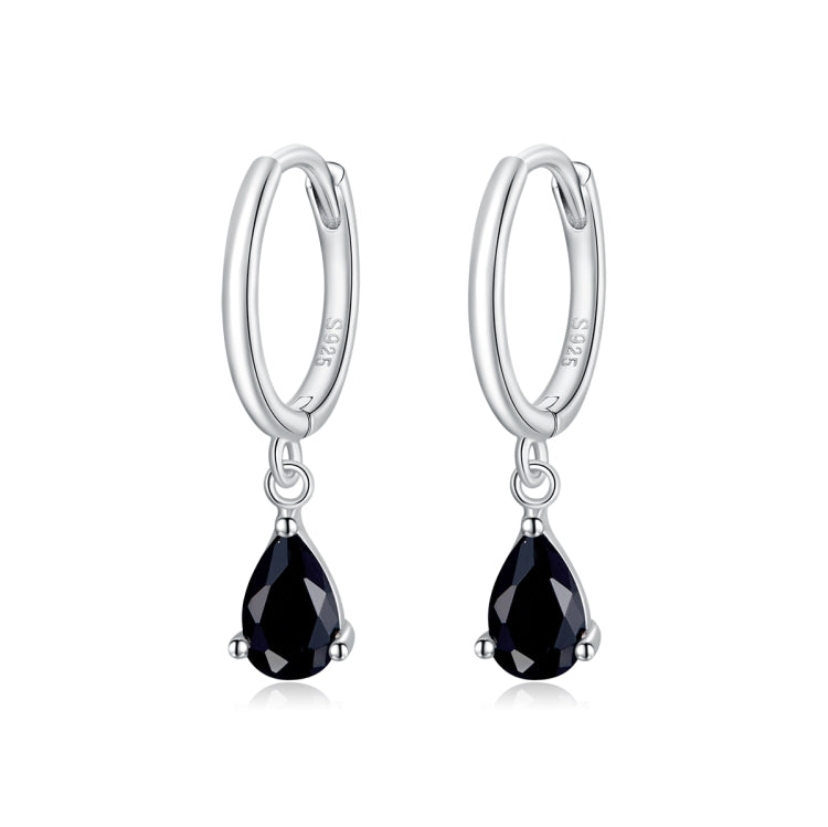 S925 Sterling Silver Water Drop Zircon Women Earrings My Store