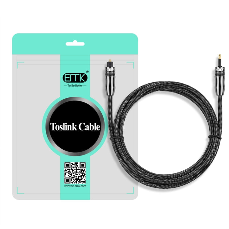 EMK OD1.0mm 3.5mm Digital Sound Toslink to Mini Toslink Digital Optical Audio Cable My Store