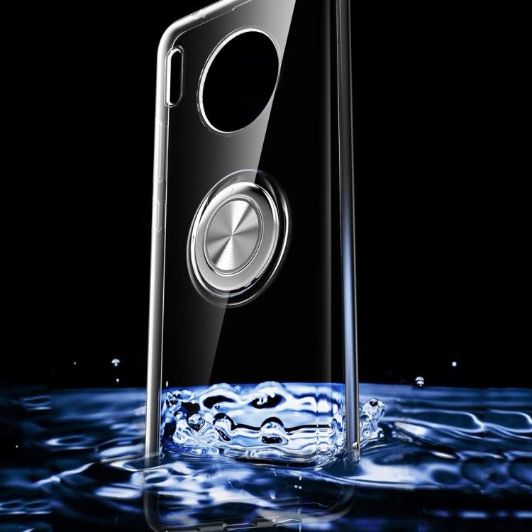 Shockproof Transparent TPU Protective Case with Metal Ring Holder