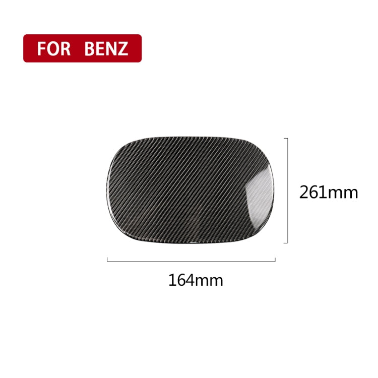 Car Carbon Fiber Fuel Tank Cap Decorative Sticker for Mercedes-Benz C Class W205 2015-2018, Left and Right Drive Universal ÎҵÄÉ̵ê