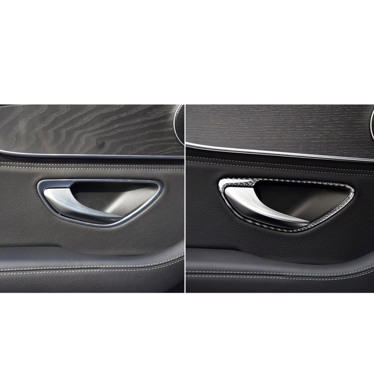 Car Carbon Fiber Door Handle Decorative Sticker for Mercedes-Benz C Class W205 2015-2018 / GLC X253 2016-2018, Left and Right Drive Universal ÎҵÄÉ̵ê