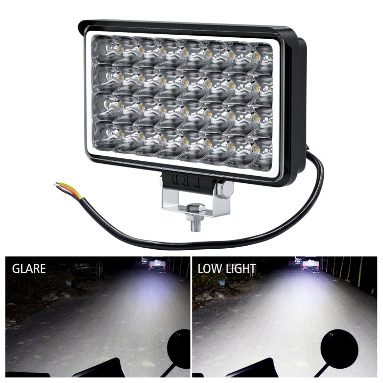 WUPP CS-1242A1 Car 4 inch Square 32LEDs Highlight Work Light Modified Front Bumper Lamp Spotlight ÎҵÄÉ̵ê